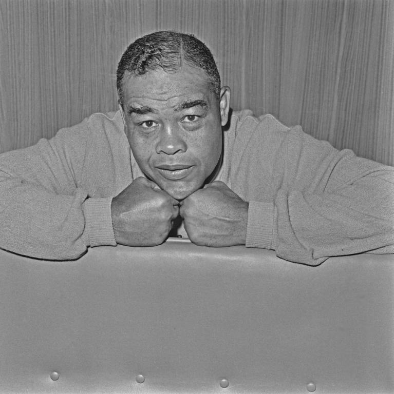 American boxer Joe Louis (1914 - 1981) in the UK, 31st August 1965.